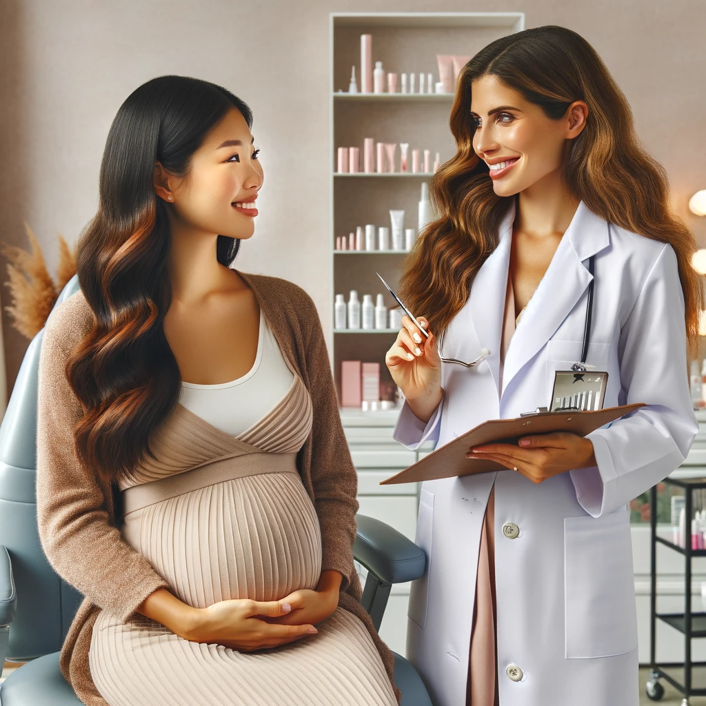 lash lift while pregnant