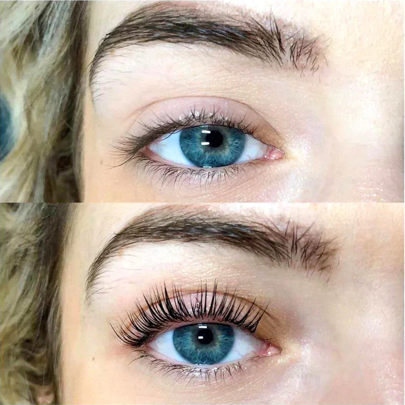 eyelash lamination before and after
