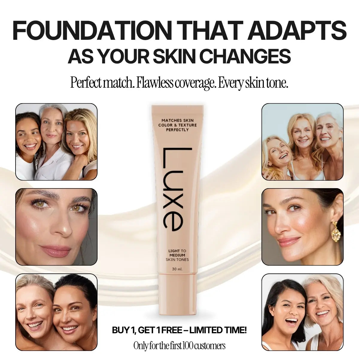 Luxe Research Color Changing Foundation (V2 IMPROVED)