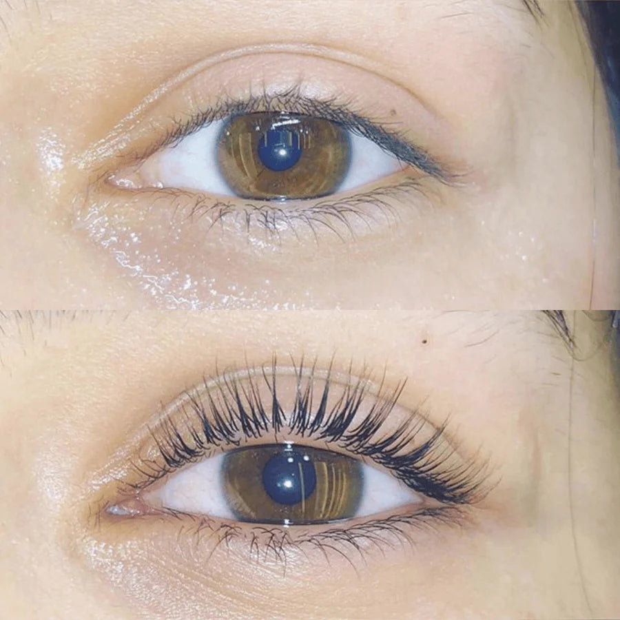 luxe lash lift before and after