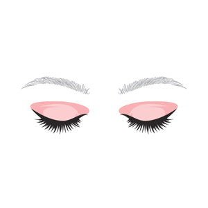 lashes and brows illustration