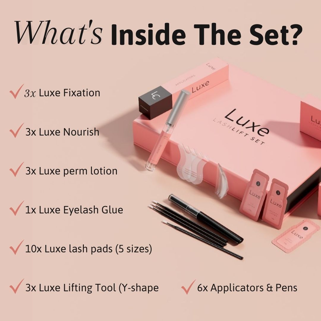 Luxe Kit Lifting de Pestañas (COMPRAR 1 OBTENER 1 GRATIS)