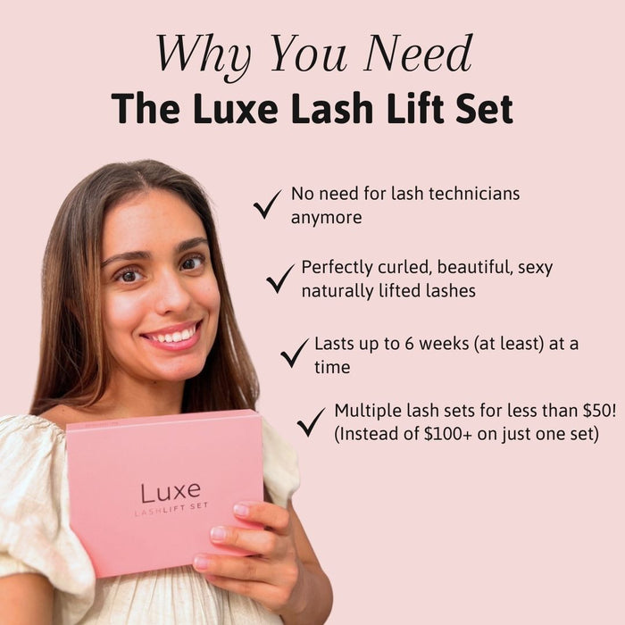 Lash Lift Kit Best At Home Lash Lift Set Luxe Cosmetics