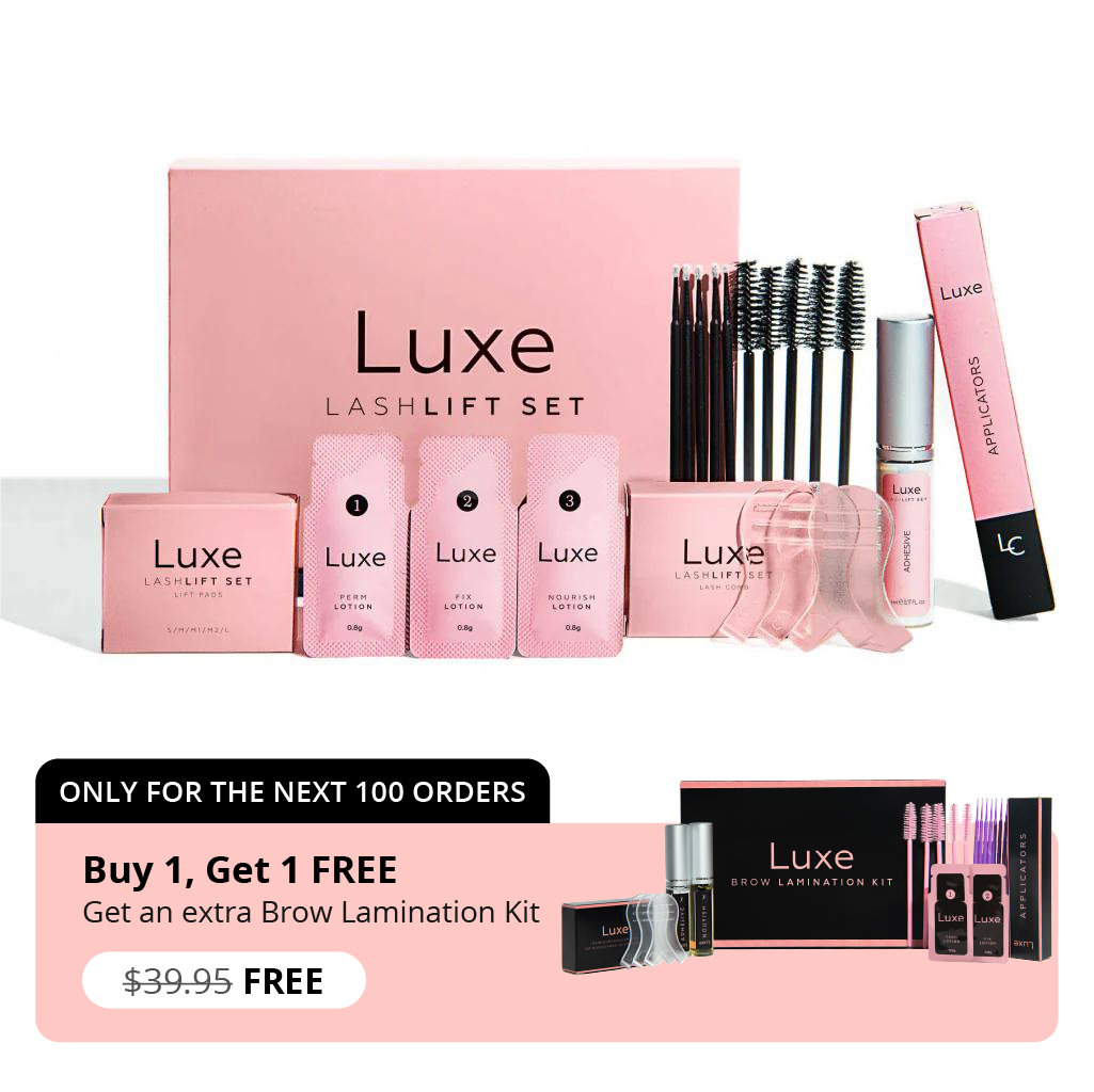 Luxe Lashlift Set + FREE Brow Lamination Kit (BUY 1 GET 1 FREE)
